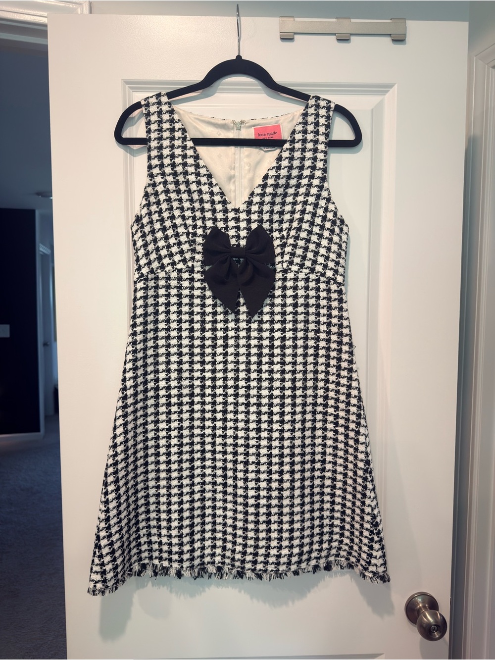 Kate Spade Houndstooth Coat & Dress Set